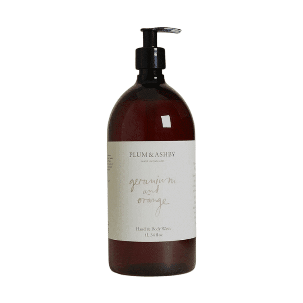 Plum &amp; Ashby Geranium &amp; Orange Hand &amp; Body Wash 1 Litre