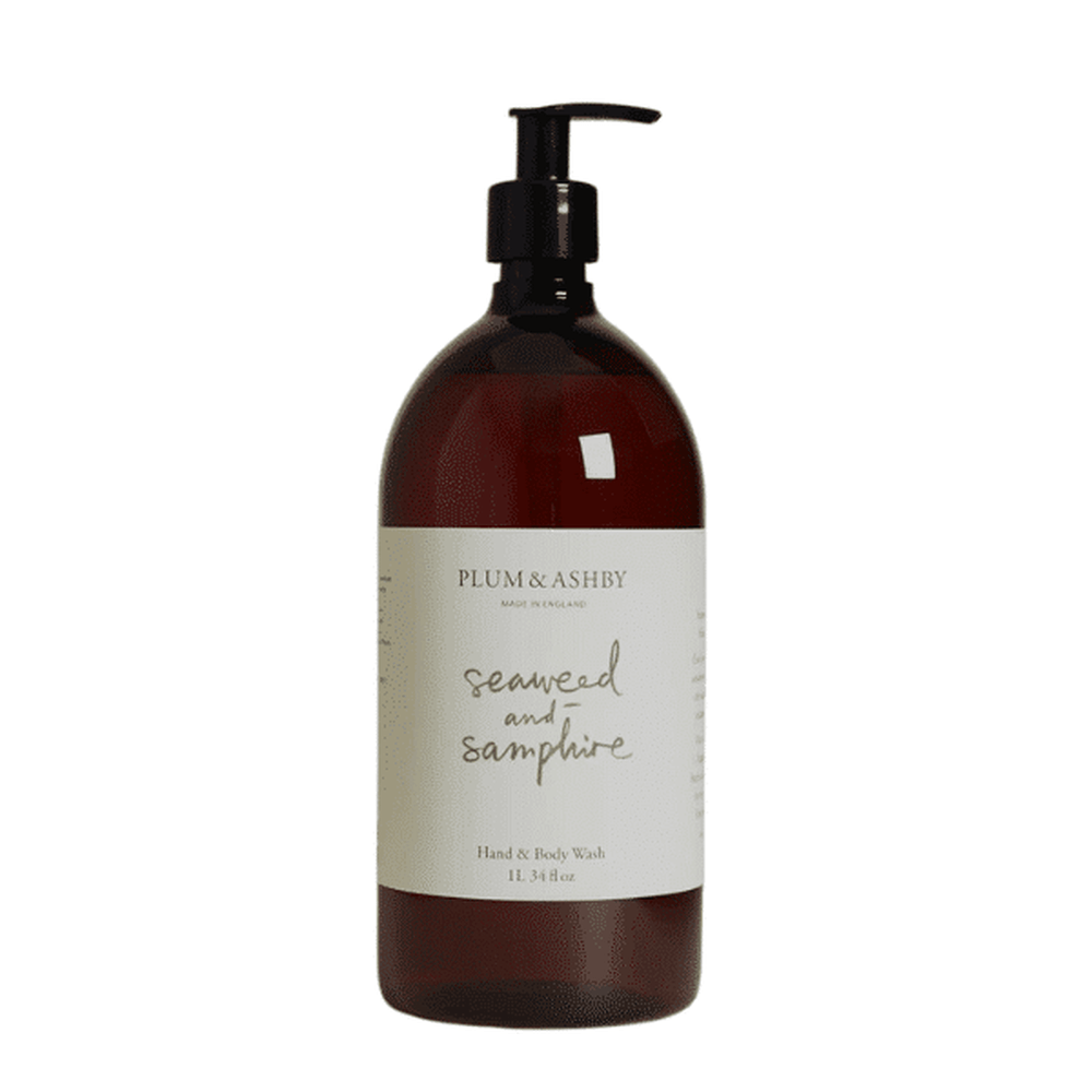 Plum &amp; Ashby Seaweed &amp; Samphire Hand &amp; Body Wash 1 Litre