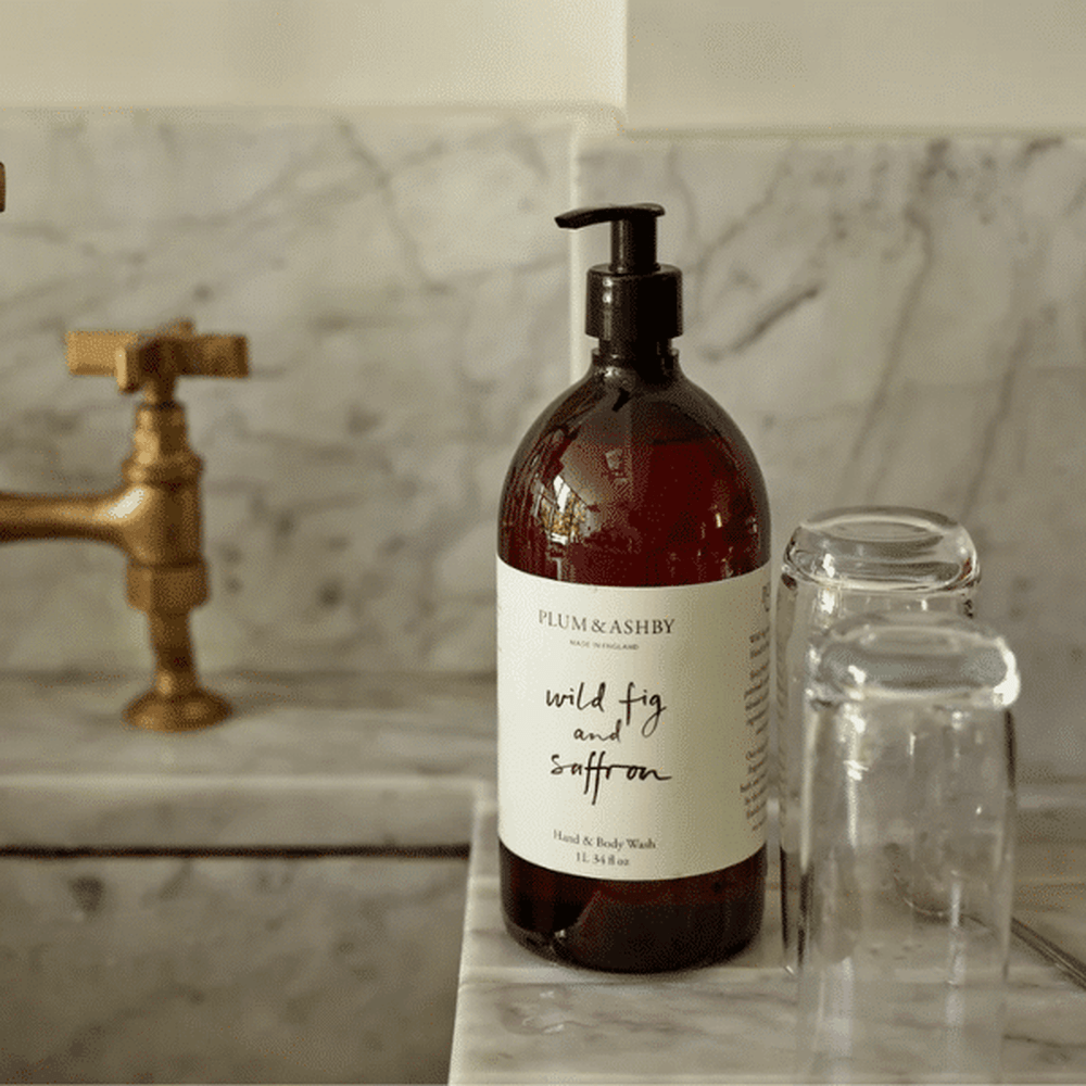 Plum &amp; Ashby Wild Fig &amp; Saffron Hand &amp; Body Wash 1 Litre