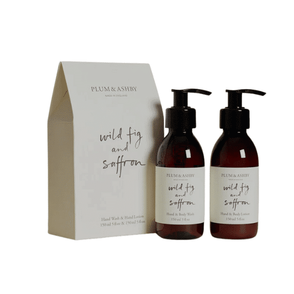 Plum &amp; Ashby Duo Set - Wild Fig &amp; Saffron Wash &amp; Lotion