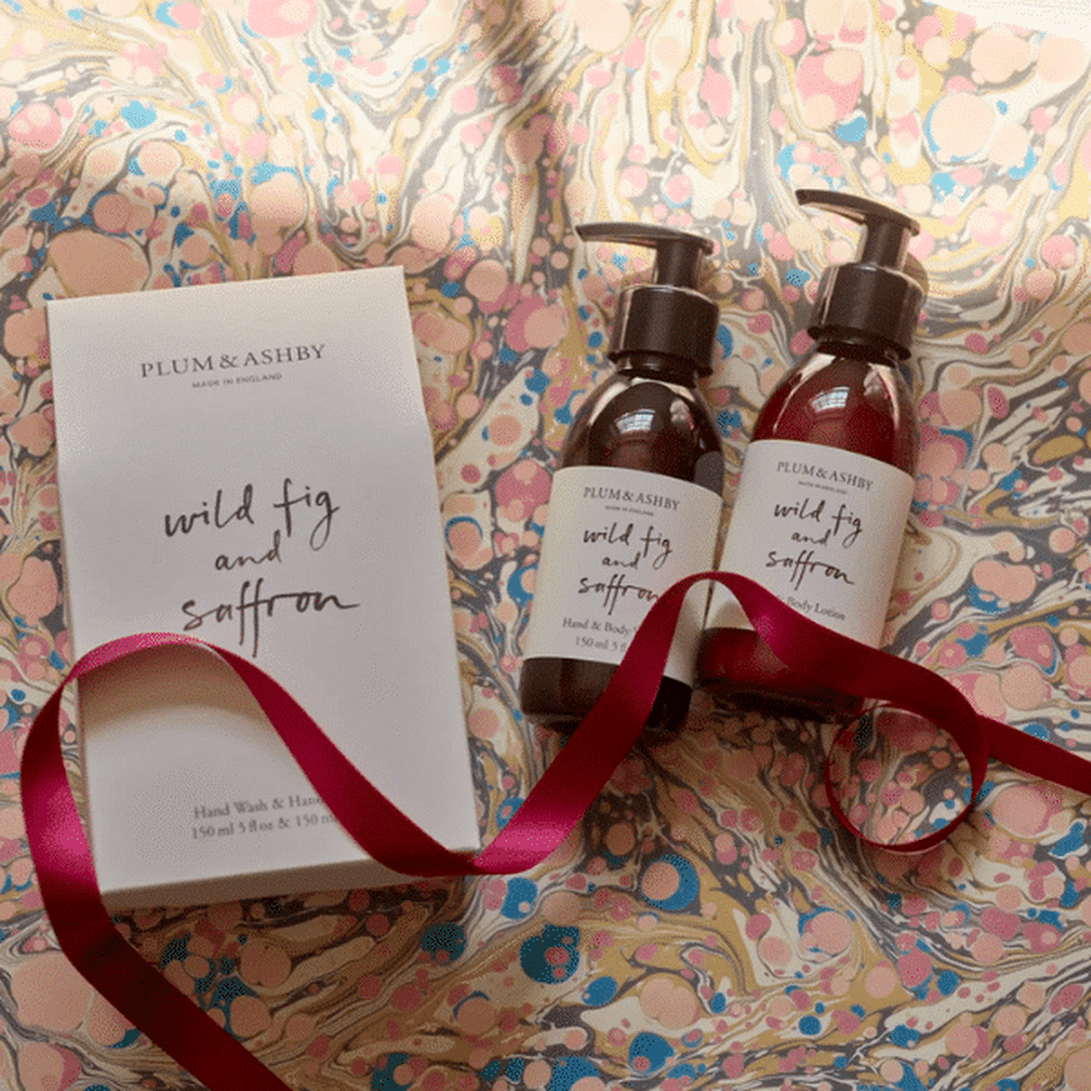 Plum &amp; Ashby Duo Set - Wild Fig &amp; Saffron Wash &amp; Lotion