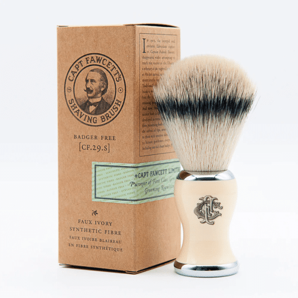 Captain Fawcett Faux Badger Shaving Brush