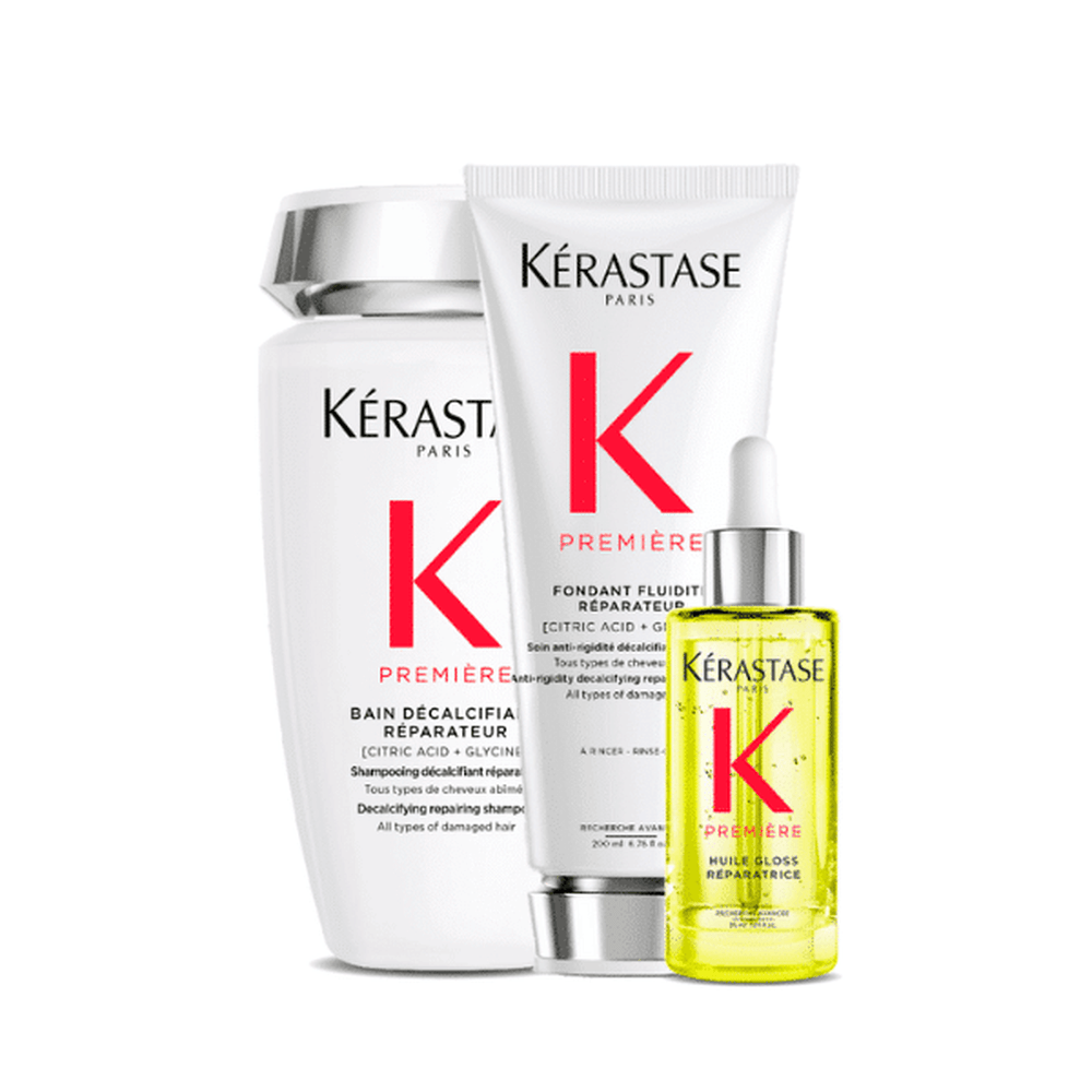 مجموعة Kerastase Premiere (Bain وFondant وHuile Gloss)