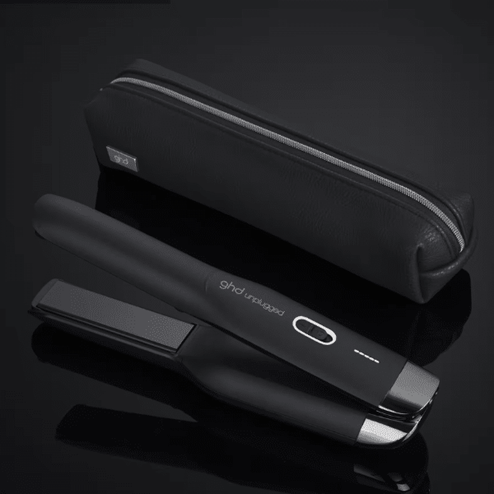 ghd Unplugged Cordless Hair Styler Cordless Flat Iron Black