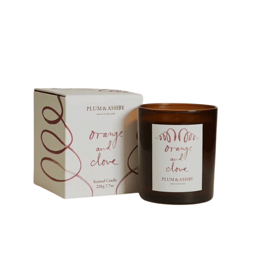 Plum &amp; Ashby Orange &amp; Clove Candle 220g