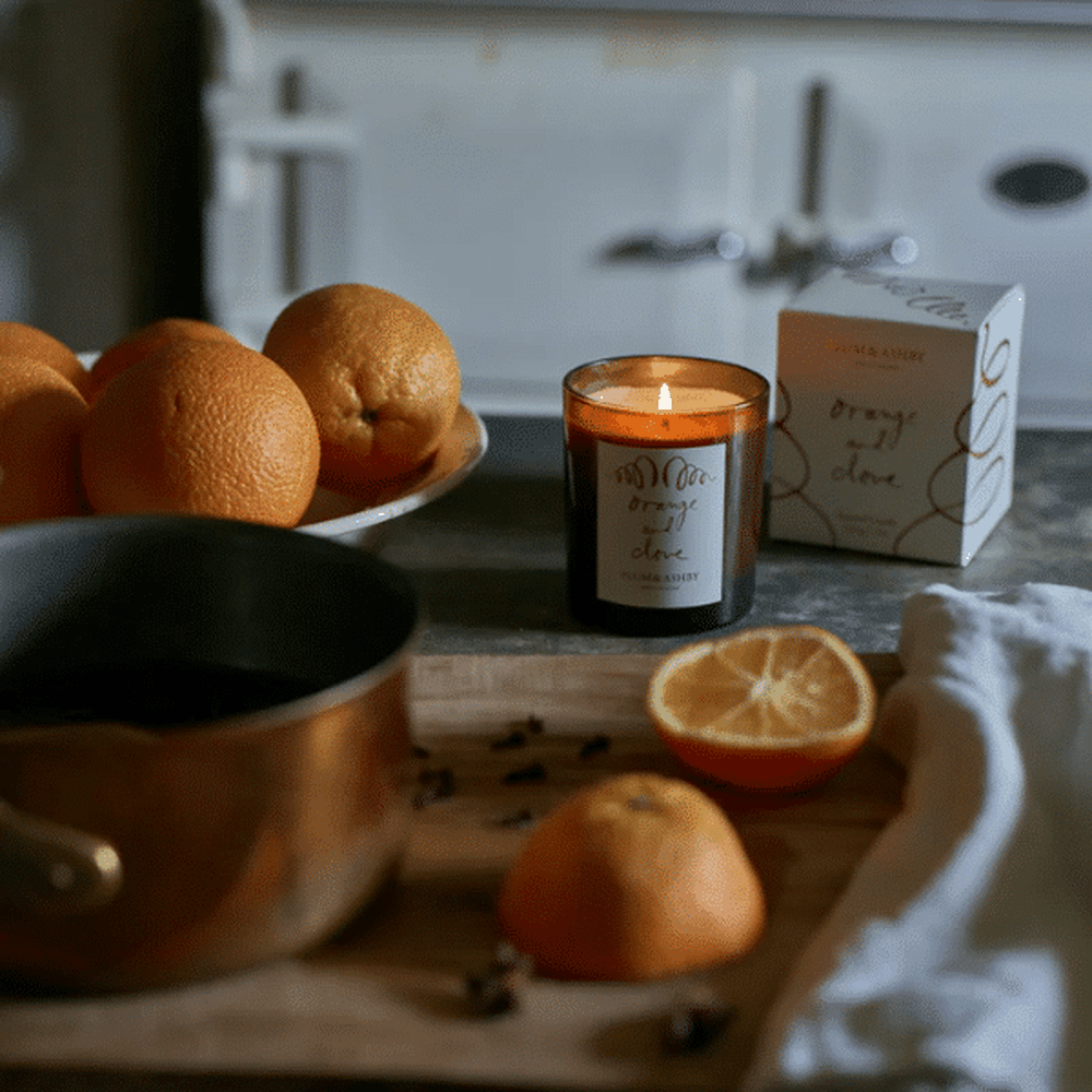 Plum &amp; Ashby Orange &amp; Clove Candle 220g