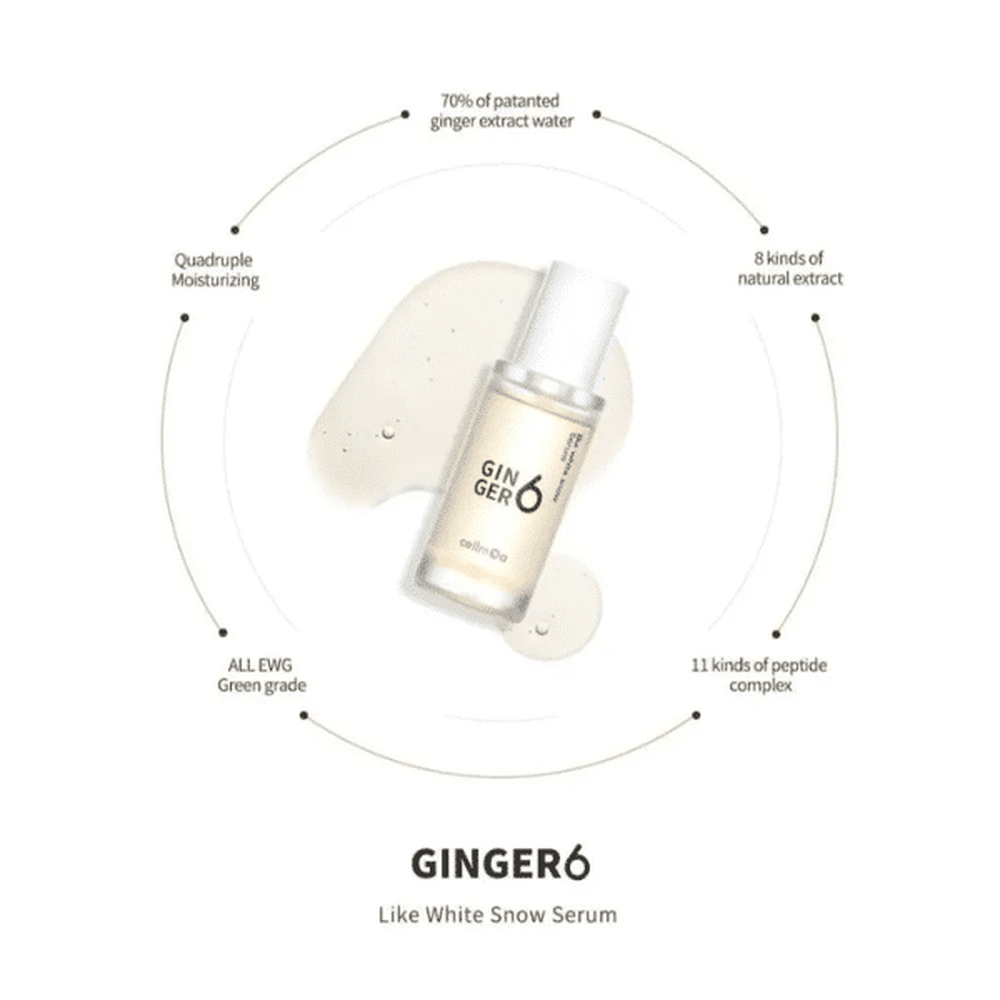 GINGER6 Like white snow serum 30ml