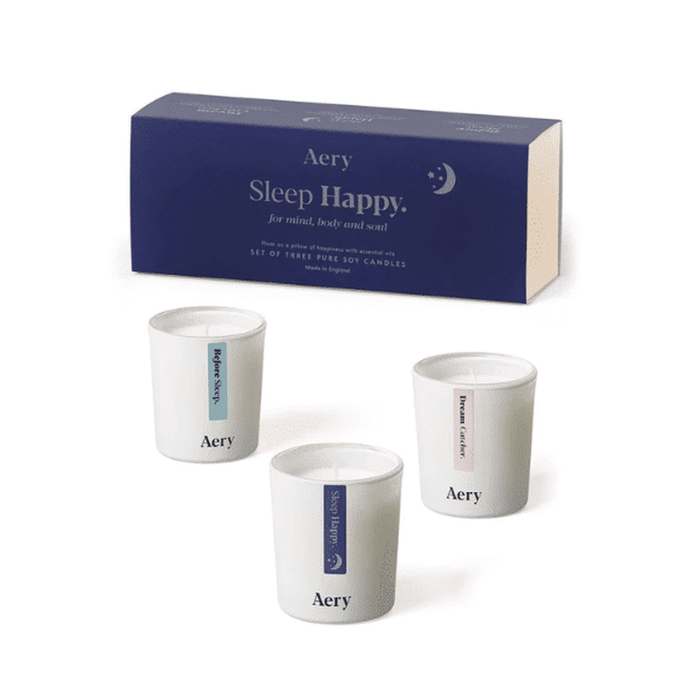 Aery Living Sleep Happy 3x Candle Gift Set