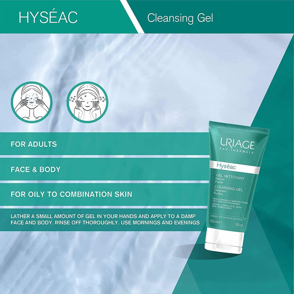 Uriage-Hyseac Gel Nettoyant T 150ml