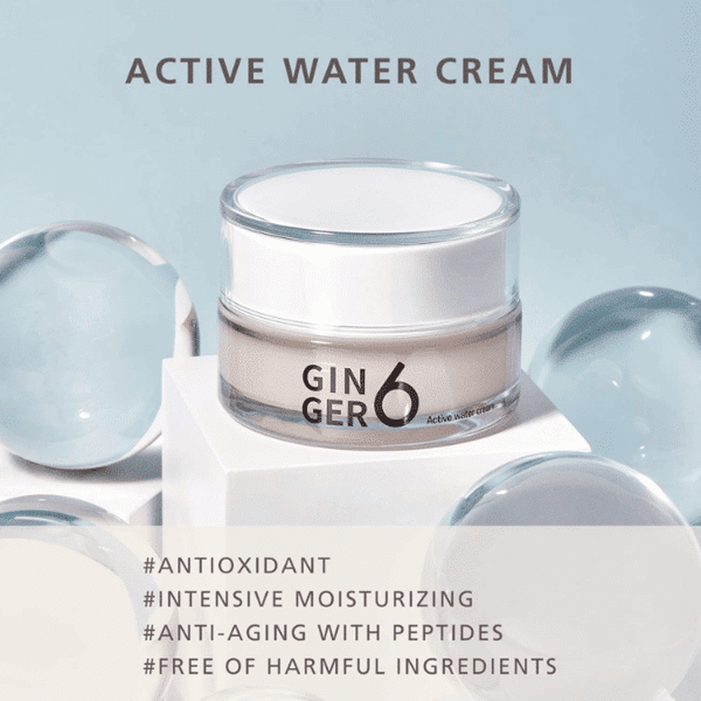 GINGER6 Active water cream 50ml