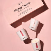 Aery Living Happy Space 3 x Candle Gift Set