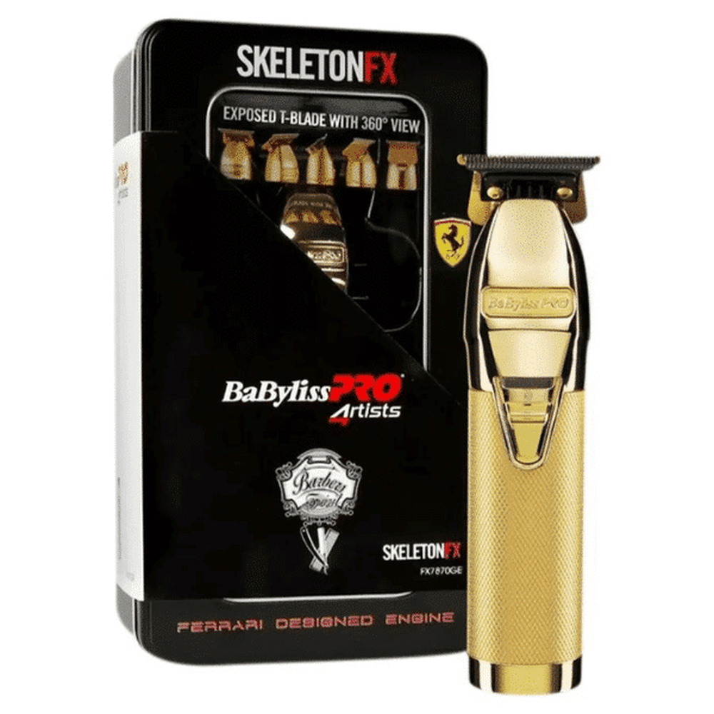 BaByliss Pro Skeleton Fx Cordless Hair Trimmer Gold