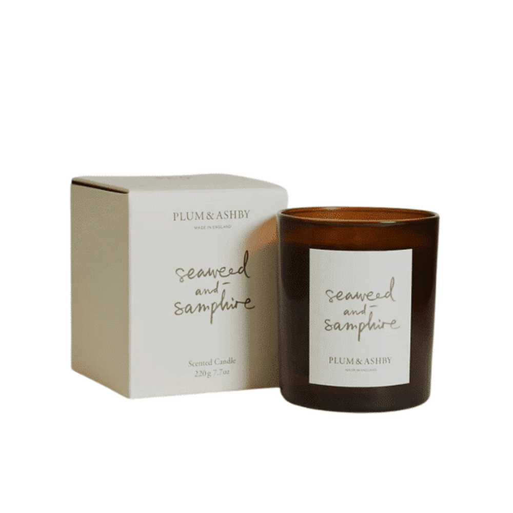 Plum &amp; Ashby Seaweed &amp; Samphire Candle 220g