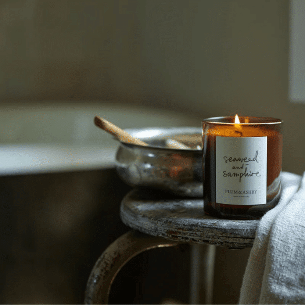 Plum &amp; Ashby Seaweed &amp; Samphire Candle 220g