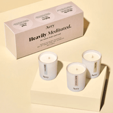 Aery Living Heavily Meditated 3 x Candle Gift Set