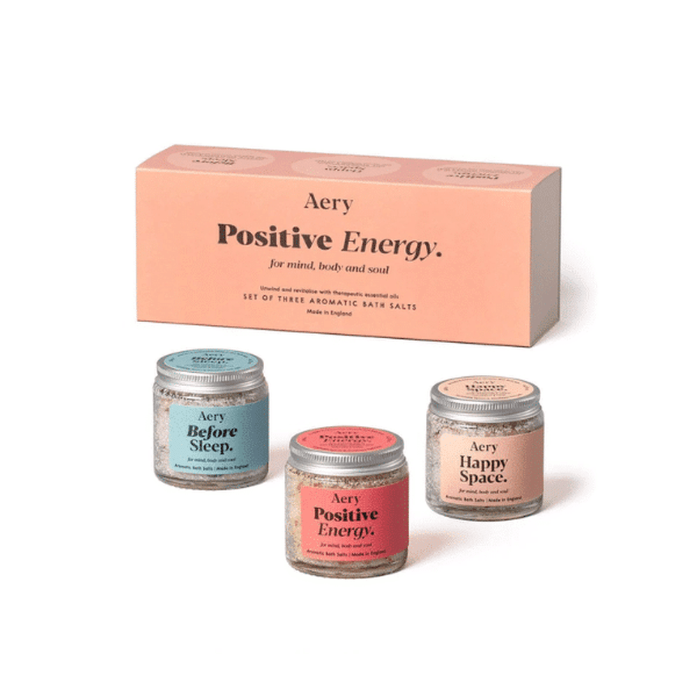 Aery Living Positive Energy Bath Salts Gift Set of 3