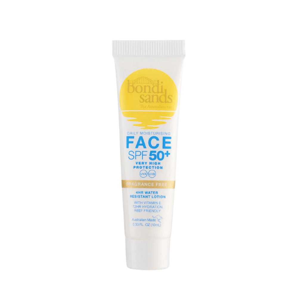 Bondi Sands Sunscreen Face Lotion SPF50+ Fragrance Free 10ml