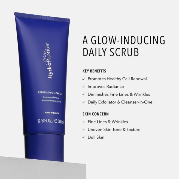 Hydropeptide Exfoliating Cleanser: Energizing Renewal 200ml