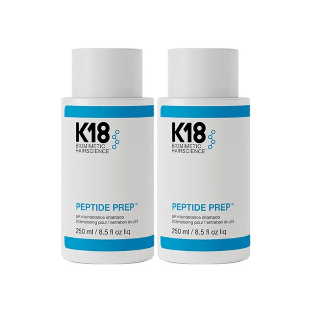 K18 PEPTIDE PREP PH Maintenance Shampoo 250ml 2 Pack Set