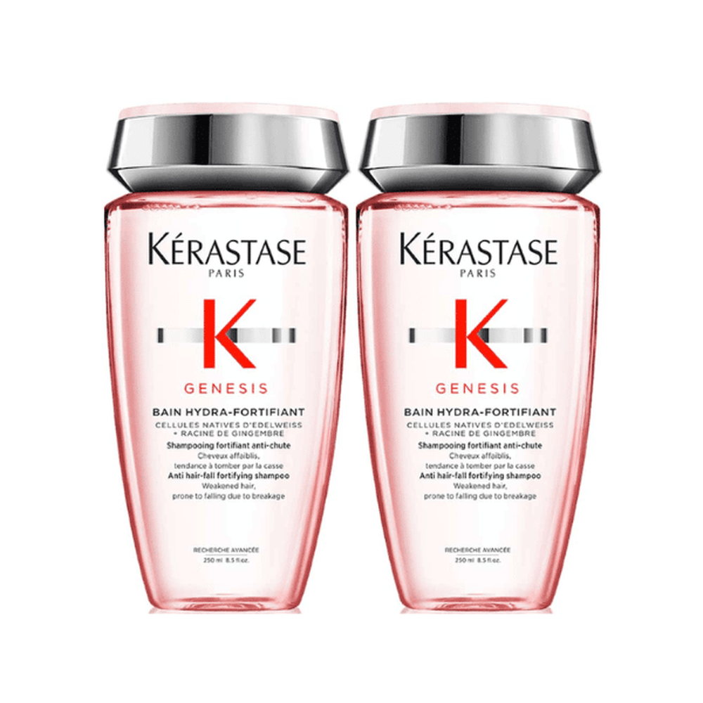 Kerastase Genesis Bain Hydra-Fortifiant Shampoo 250ml 2 Pack Set