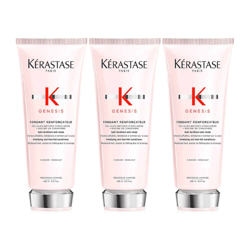 Kerastase Genesis Fondant Reinforcateur 200ml 3 Pack Set