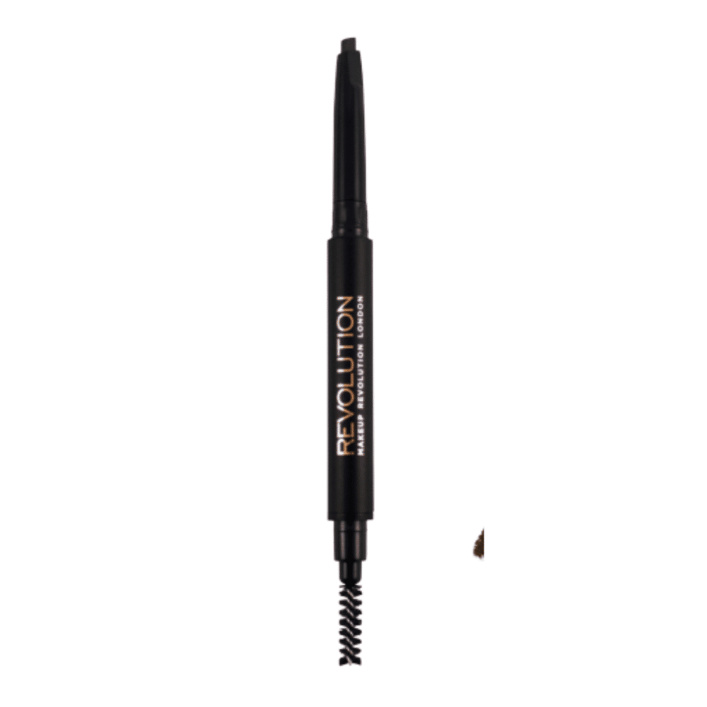 Makeup Revolution-Duo Brow Pencil Medium Brown