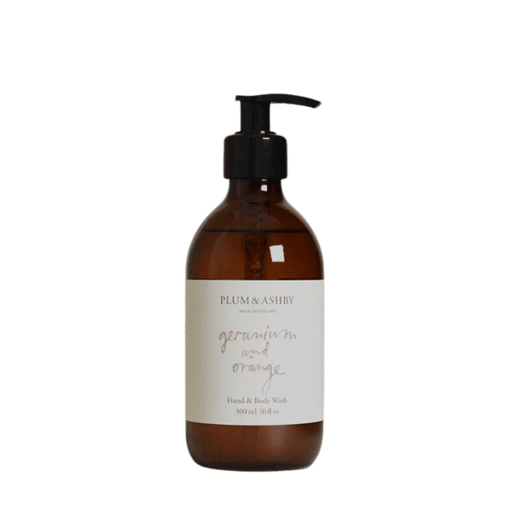 Plum &amp; Ashby Geranium &amp; Orange Hand &amp; Body Wash 300ml