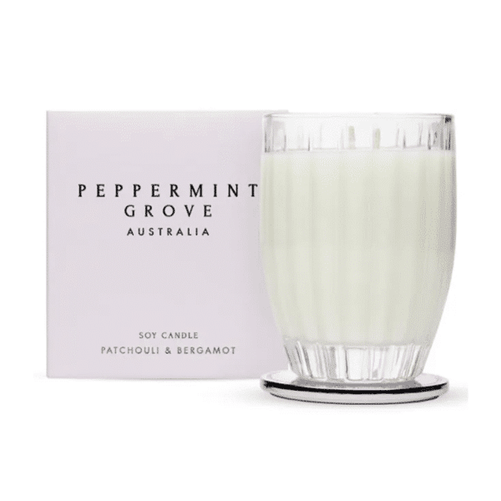 Peppermint Grove Patchouli &amp; Bergamot Candle 350g