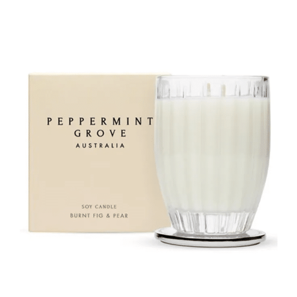 Peppermint Grove Burnt Fig &amp; Pear Candle 350g