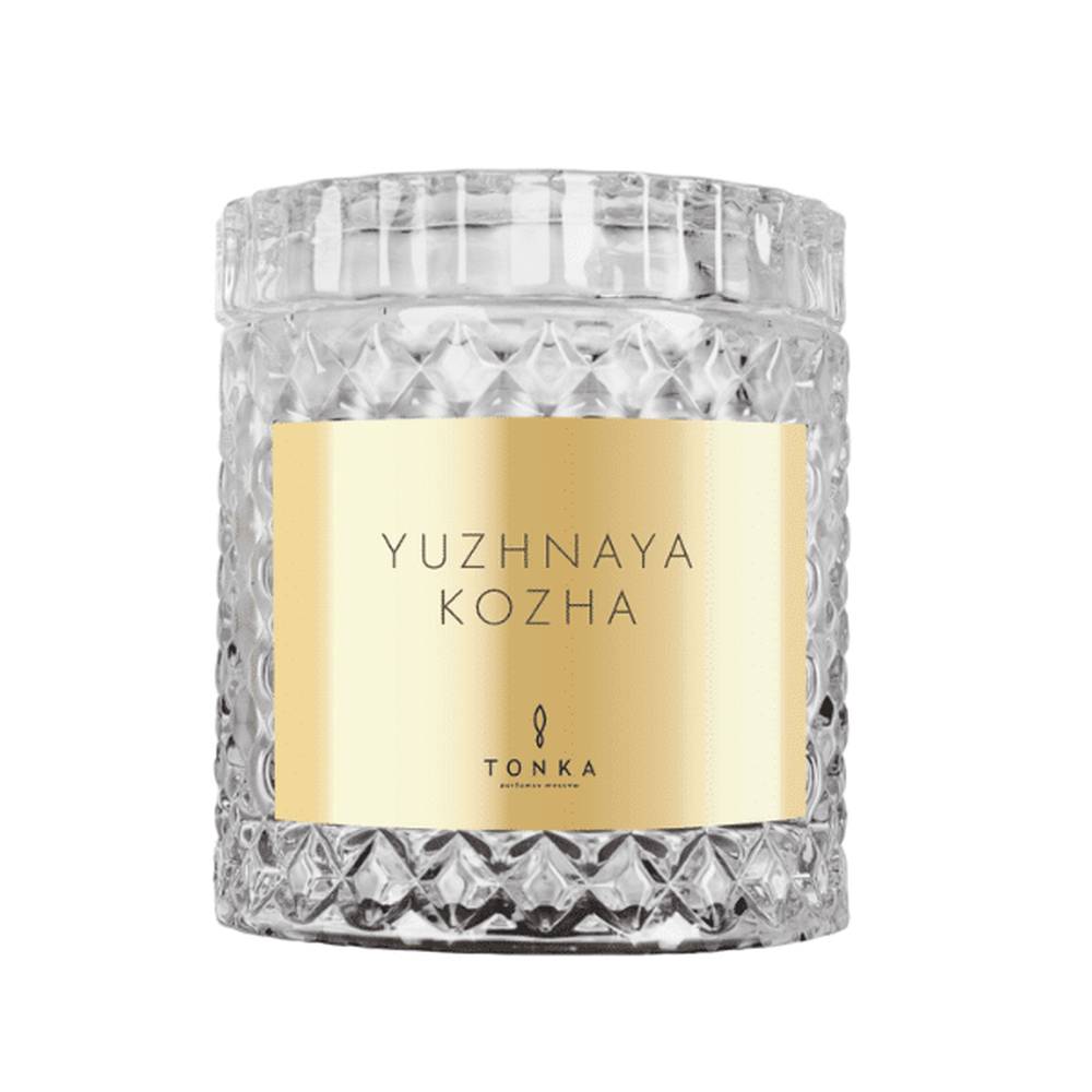 Tonka Aroma Candle Yuzhnaya Kozha Glass Transparent 220ml