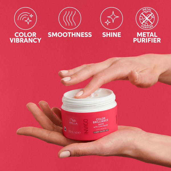 Wella Professionals Invigo Color Brilliance Vibrant Color Mask for Coarse Hair 150ml