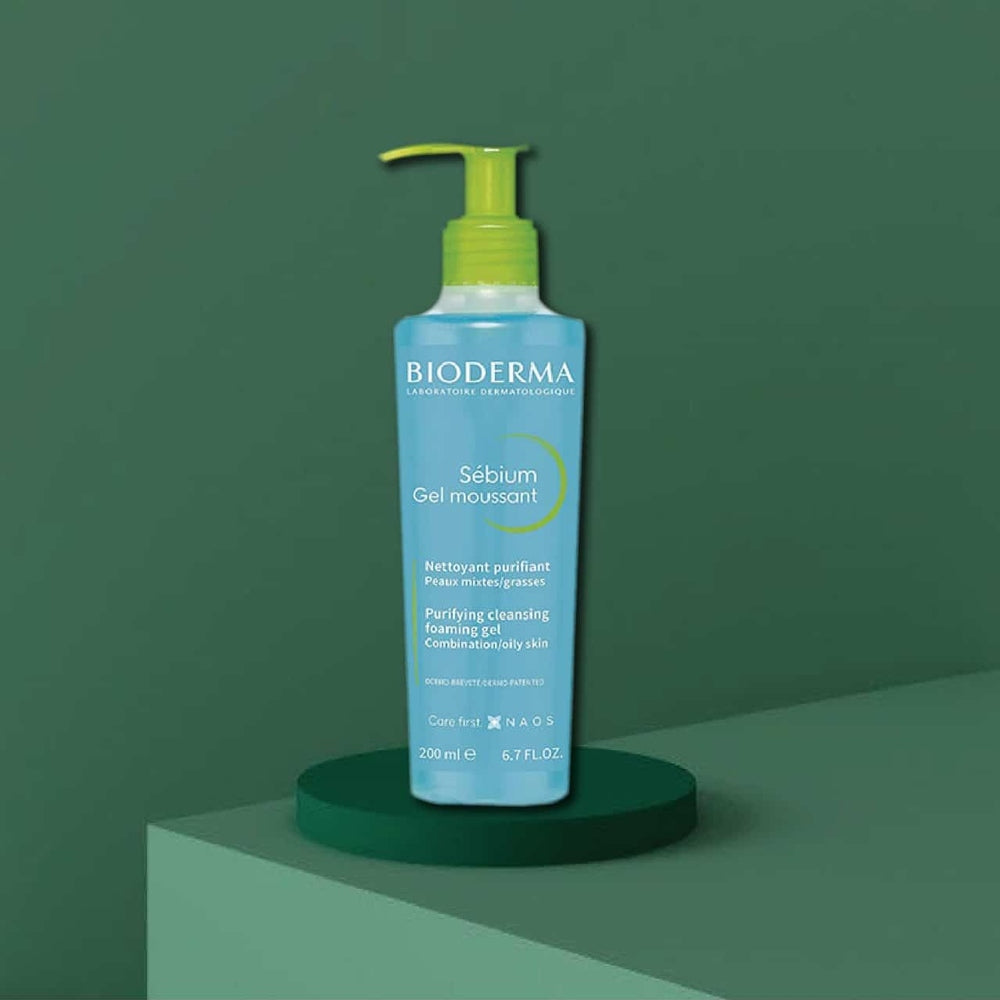 Bioderma Sebium Gel Moussant Purifying Foaming Cleanser for Combination/Oily Skin 200ml