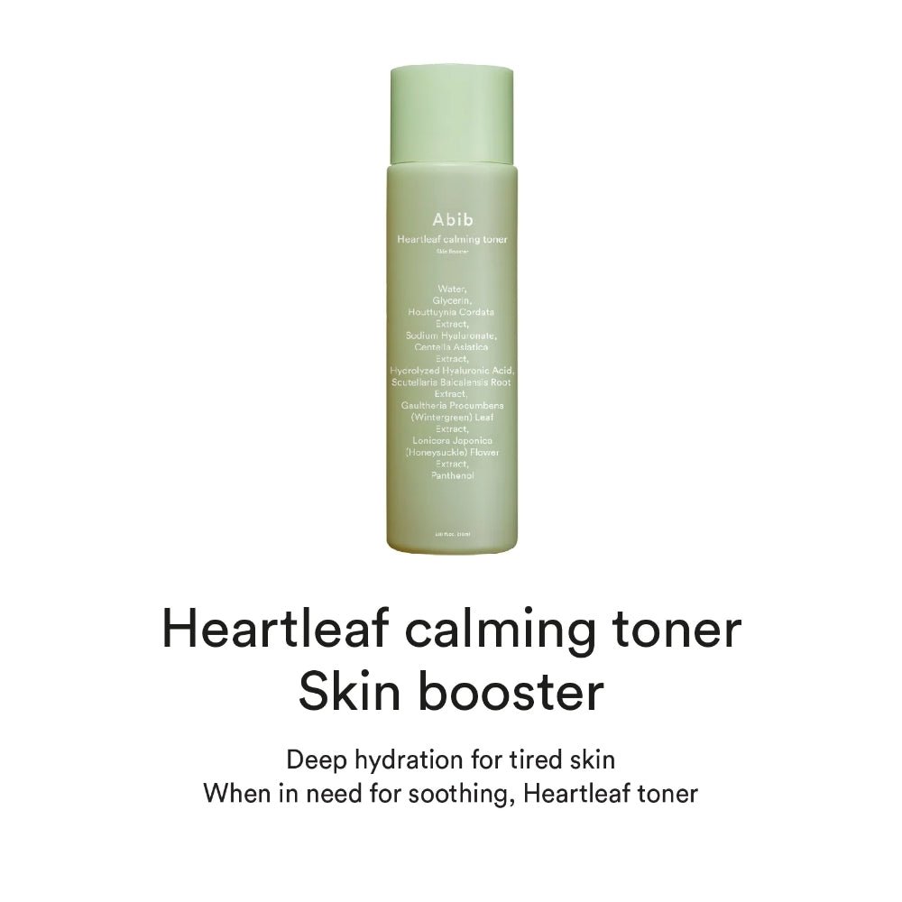 Abib Heartleaf Calming Toner Skin Booster 200ml - Beauty Tribe