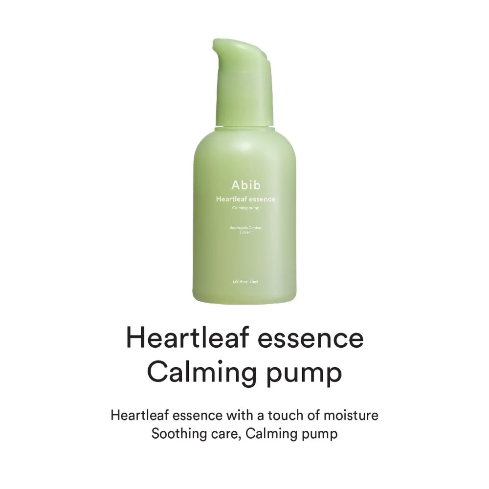 Abib Heartleaf Essence Calming Pump 50ml - Beauty Tribe