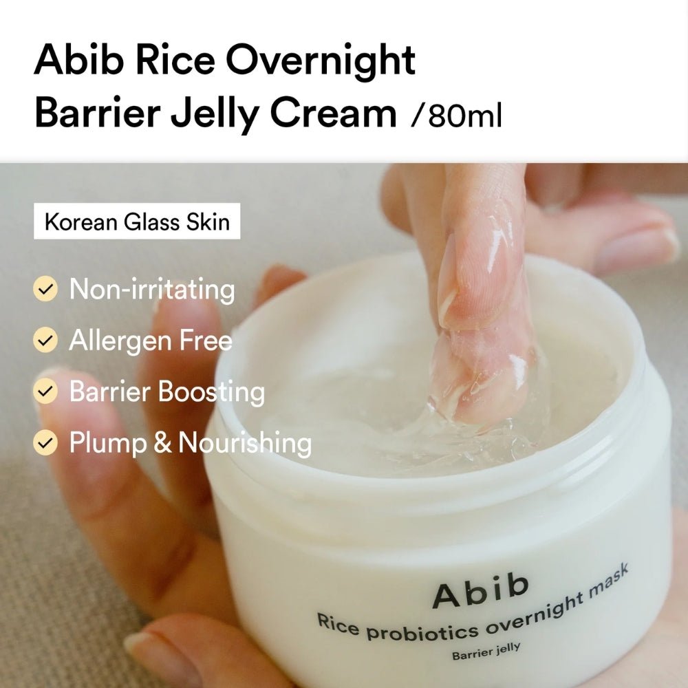 Abib Rice Probiotics Overnight Mask Barrier 80ml - Beauty Tribe