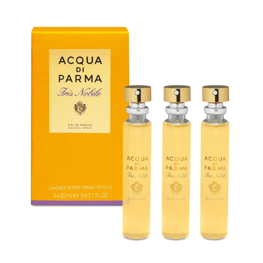 Acqua Di Parma Iris Nobile EDP 3X20ml Leather Purse Spray - Beauty Tribe