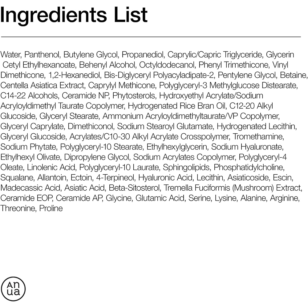 Anua 3 Ceramide Panthenol Moisture Barrier Cream