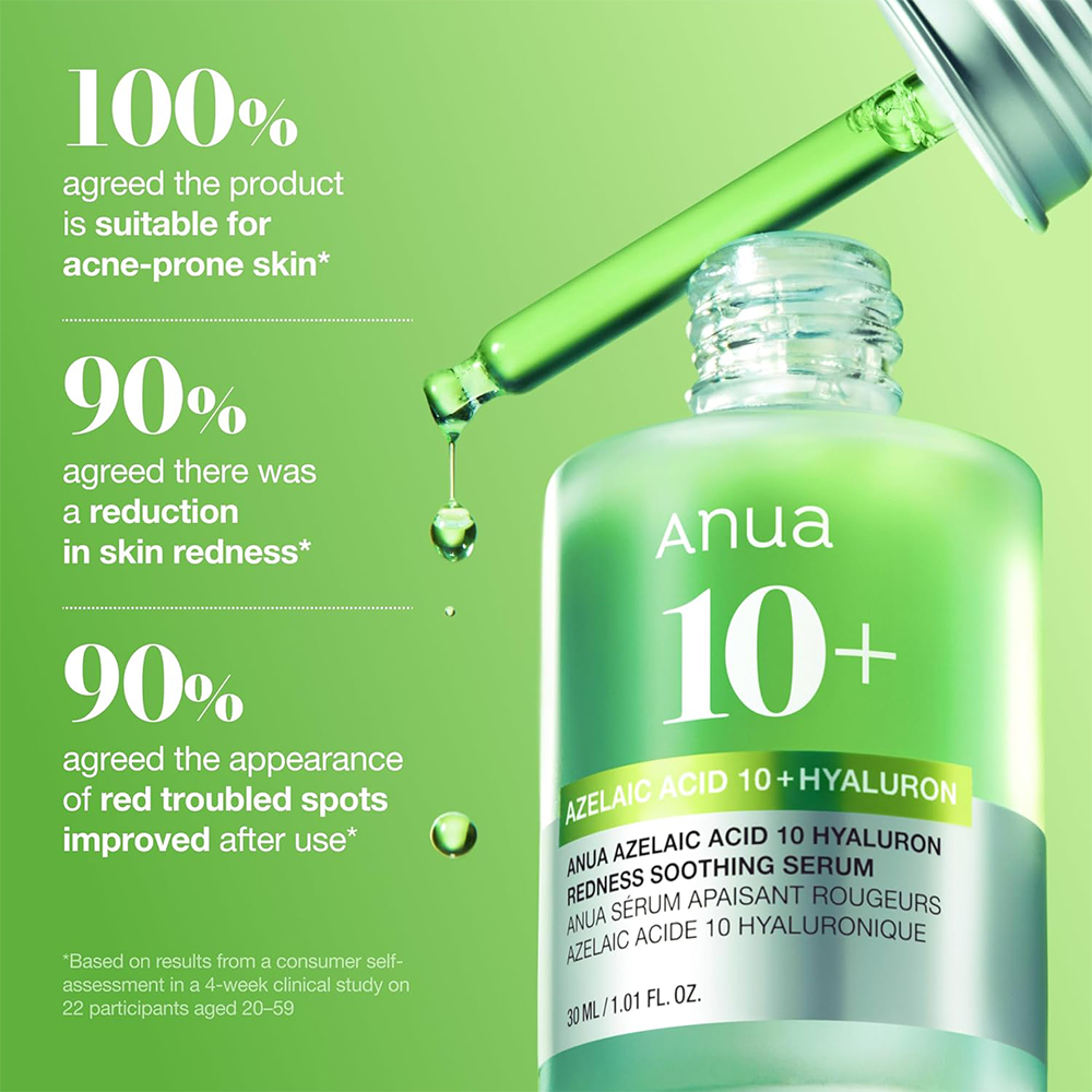 Anua Azelaic Acid 10 Hyaluron Redness Soothing Serum 30ml