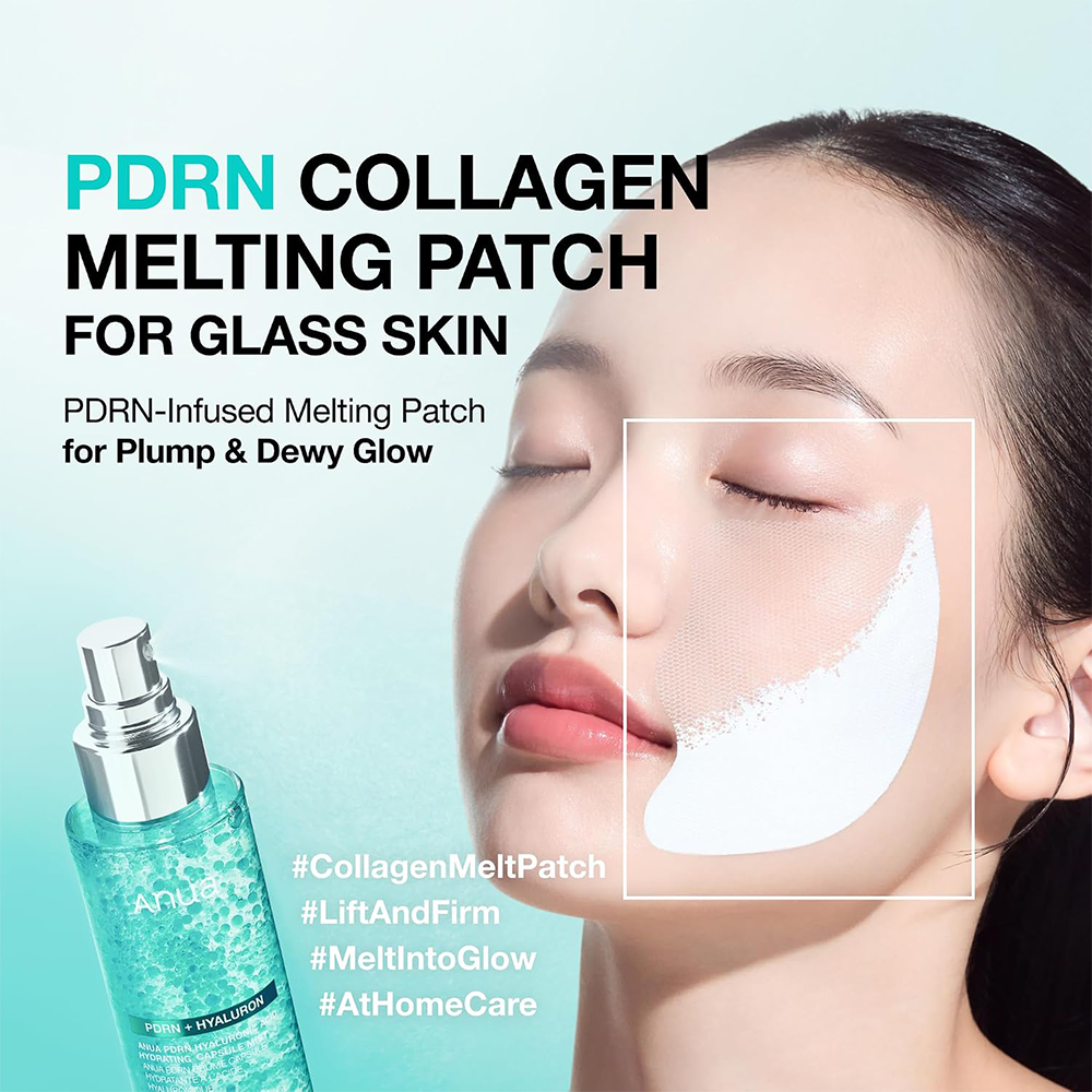 Anua PDRN Collagen Melting Patch For Glass Skin (4 patches)