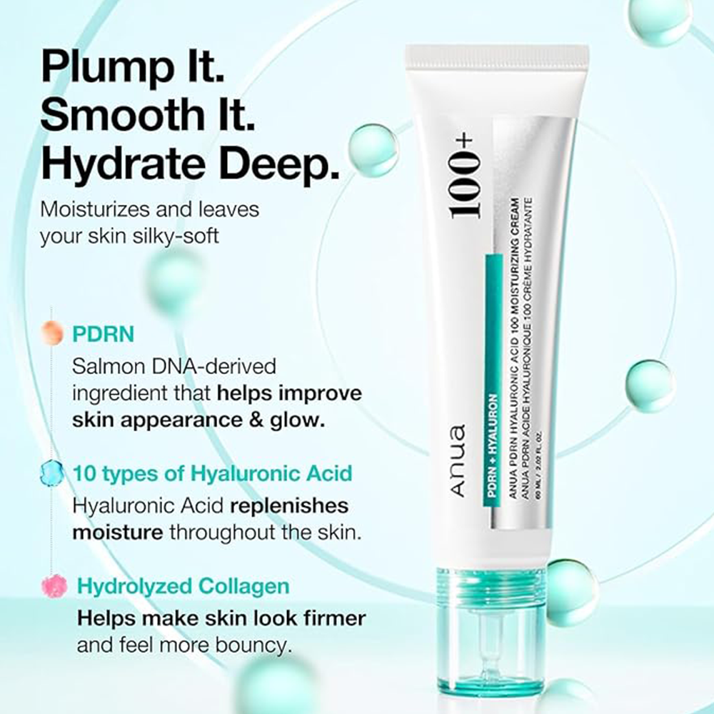 Anua PDRN Hyaluronic Acid 100 Moisturizing Cream