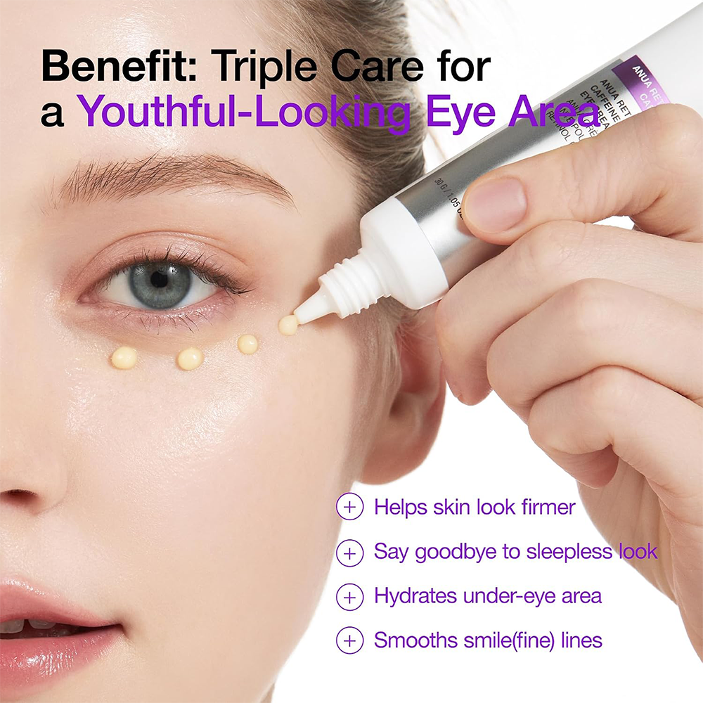 Anua Retinol 0.1Caffeine Revitalizing Eye Cream 30g