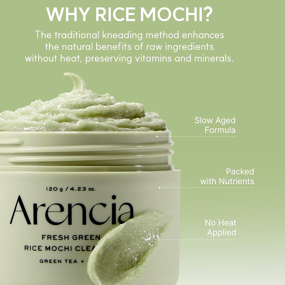 Arencia Fresh Green Rice Mochi Cleanser 120g
