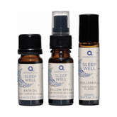 Aroma Home Sleep Well Set - Pillow Spray, Rollerball and Bath Oil - Beauty Tribe