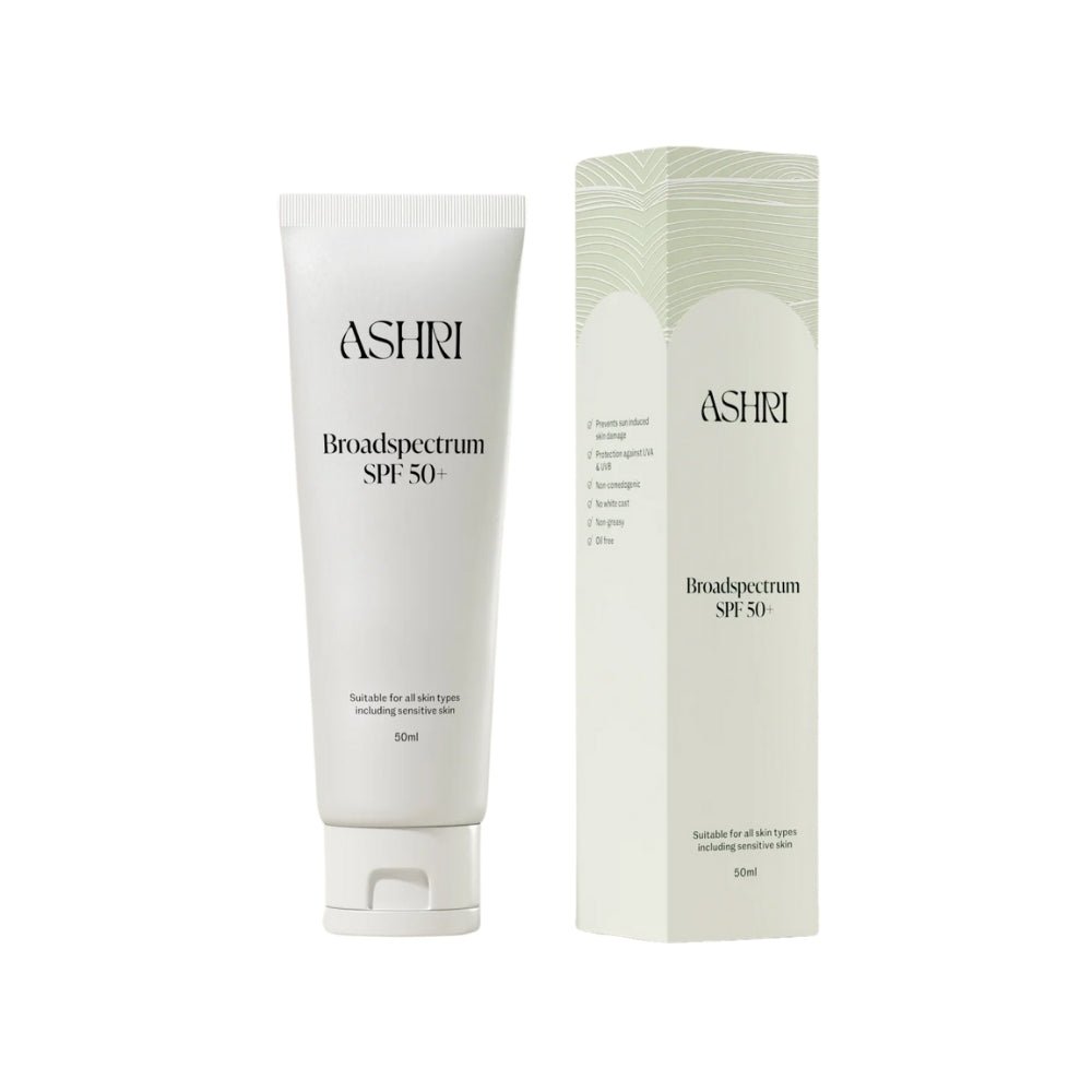 Ashri Skin Broad spectrum SPF 50+ 100ml - Beauty Tribe