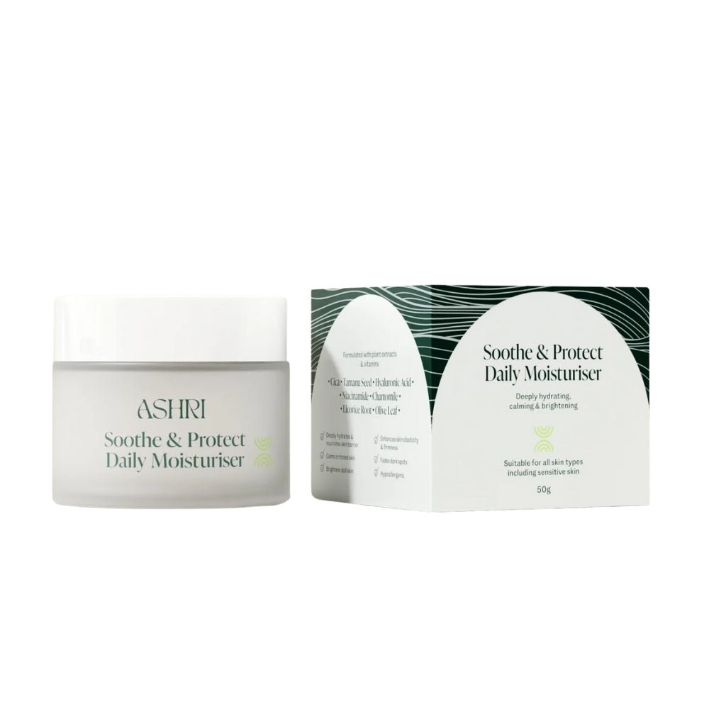 Ashri Skin Soothe &amp; Protect Daily Moisturiser 50g - Beauty Tribe