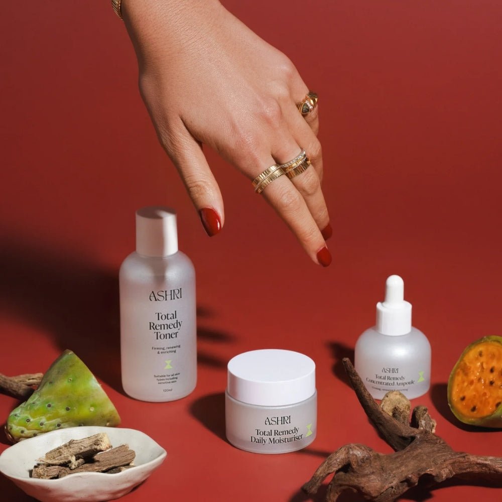 Ashri Skin Total Remedy Trio (Toner+Ampoule+Moisturiser) - Beauty Tribe