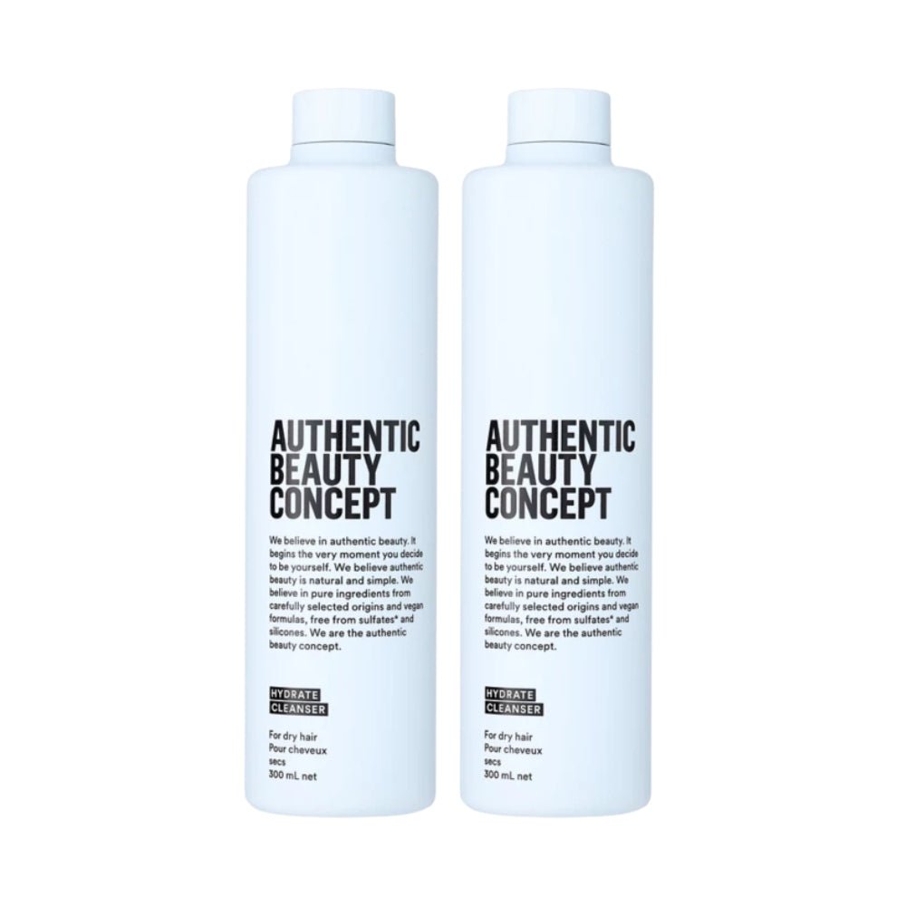 Authentic Beauty Concept Hydrate Shampoo 300ml 2 Pack Set - Beauty Tribe