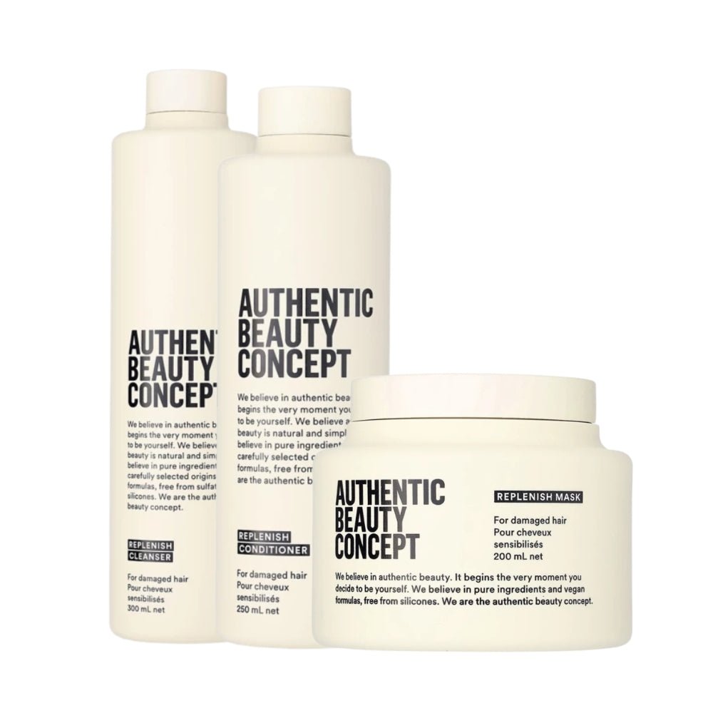 Authentic Set Active Label Authentic Beauty Concept Replenish Routine Set