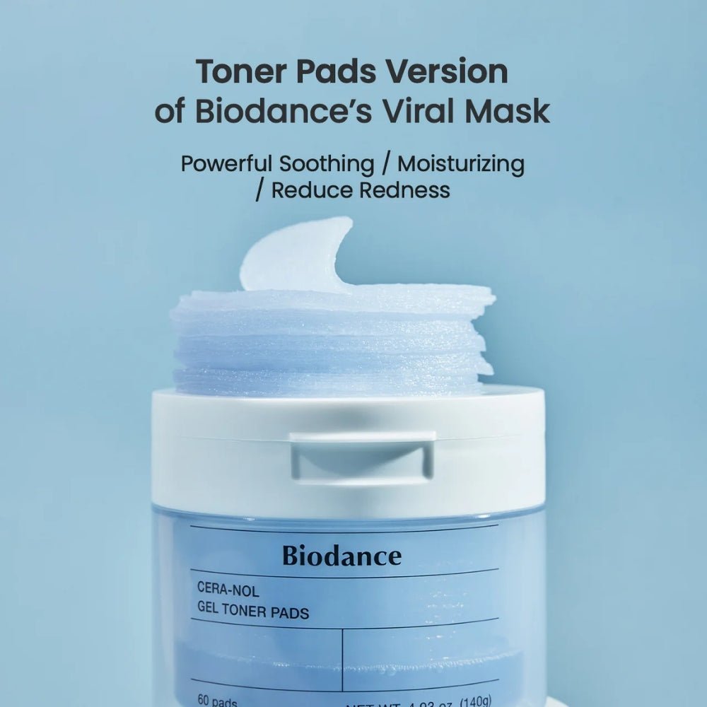 Biodance Cera - Nol Gel Toner Pads (140g*60) - Beauty Tribe