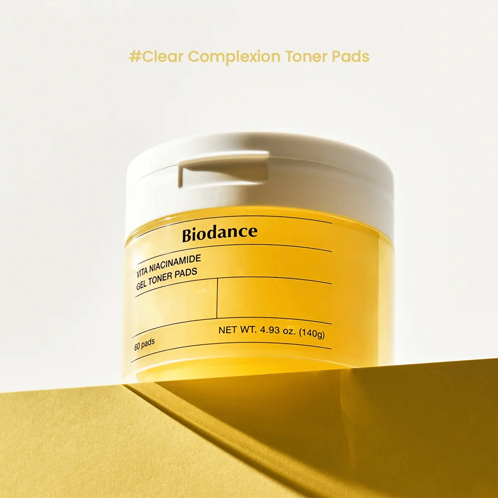 Biodance Vita Niacinamide Gel Toner Pads - 60 Pads - Beauty Tribe